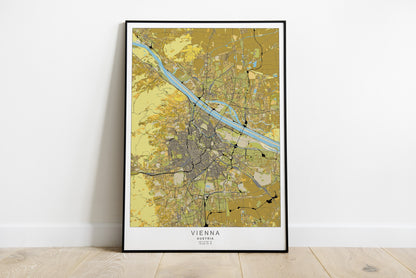 Vienna print | Austria wall art | Vienna travel poster