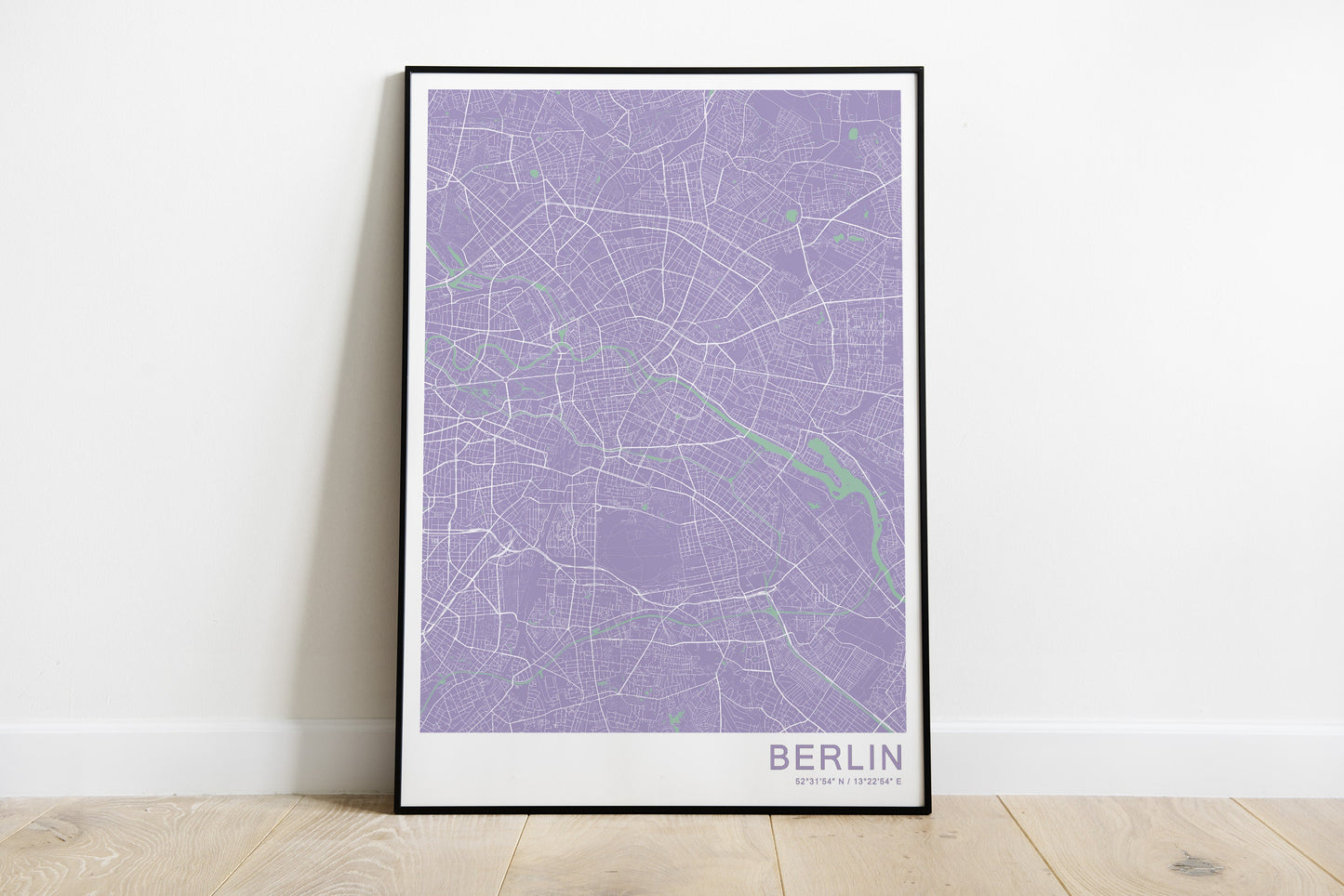 Berlin city print | Germany travel poster | Berlin street map poster