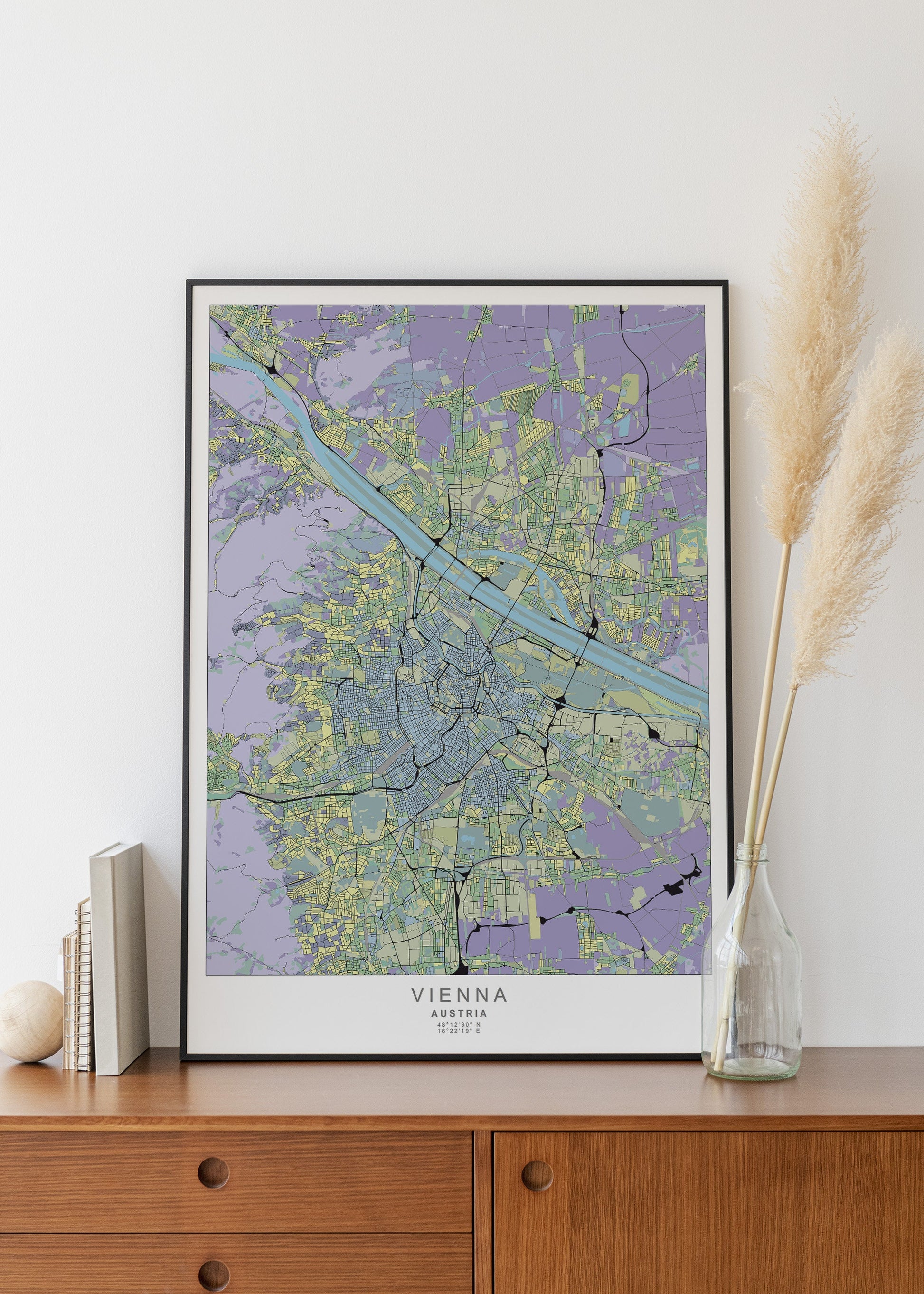 Vienna print | Austria wall art | Vienna travel poster