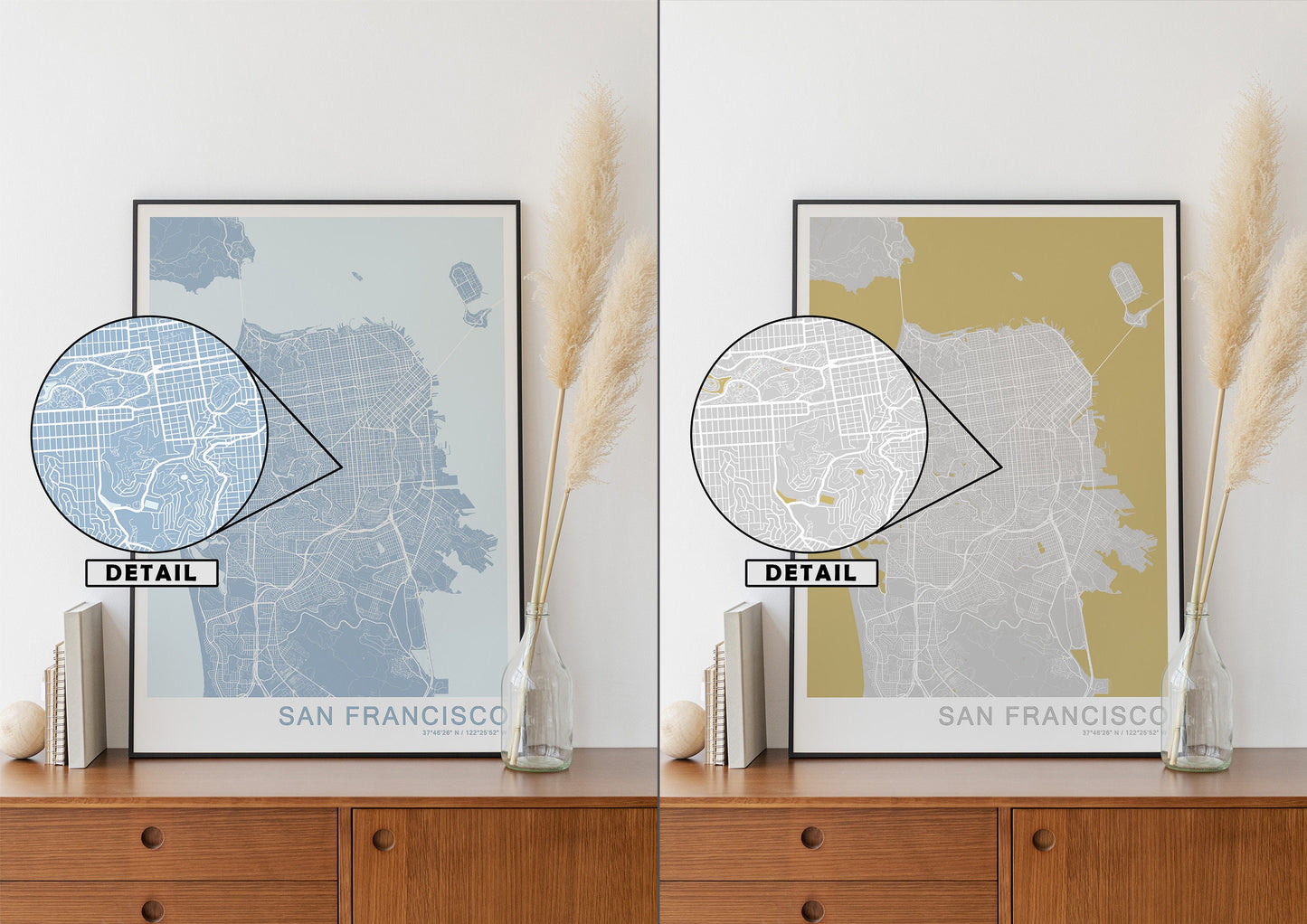 San Francisco city print | Different colors and sizes | California travel print | San Francisco wall art