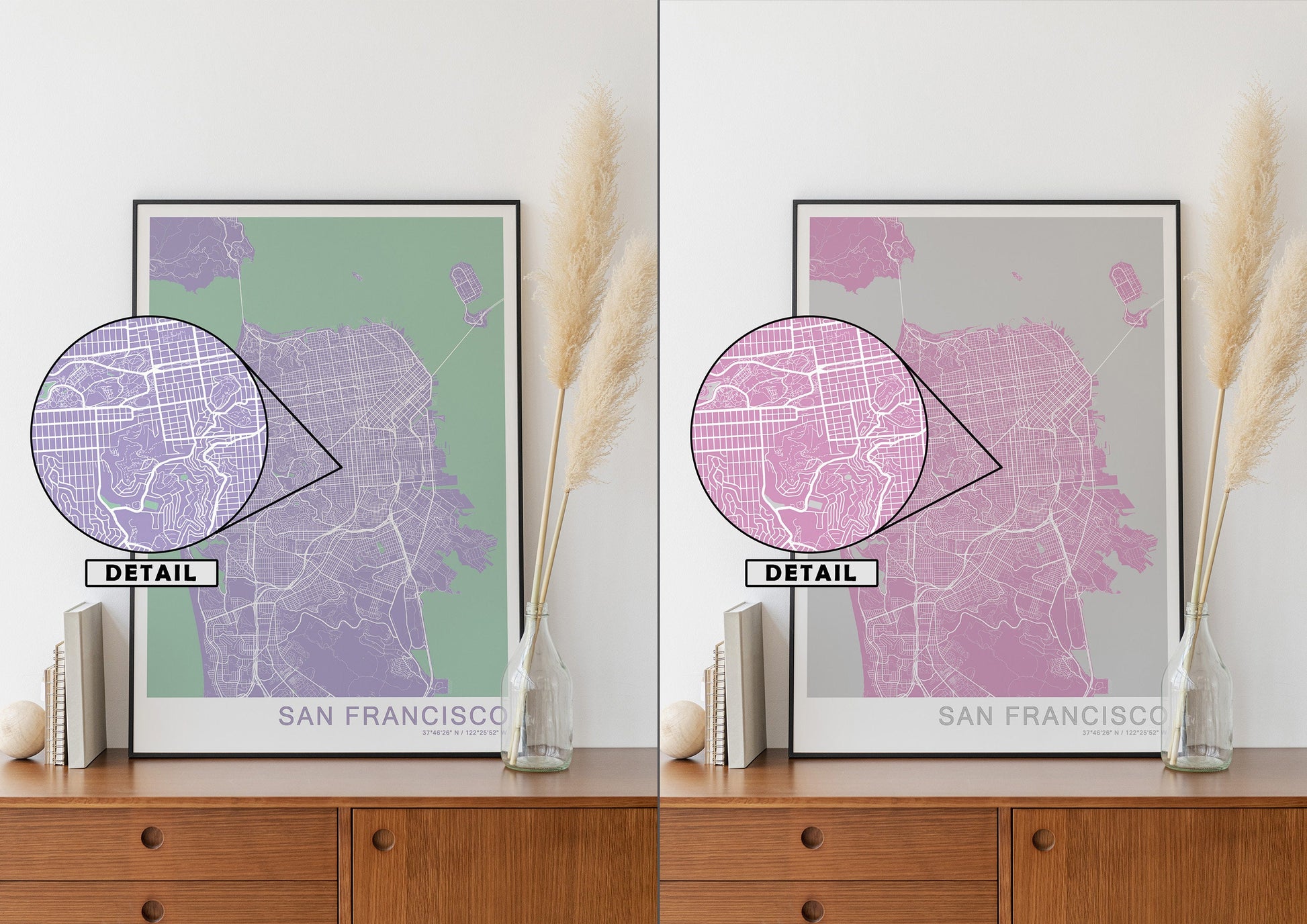 San Francisco city print | Different colors and sizes | California travel print | San Francisco wall art