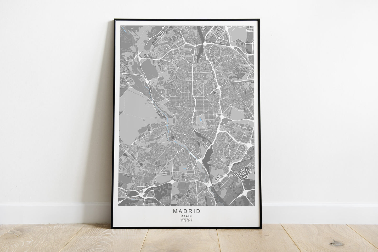 Madrid city print | Different colors and sizes | Spain travel poster | Madrid wall art