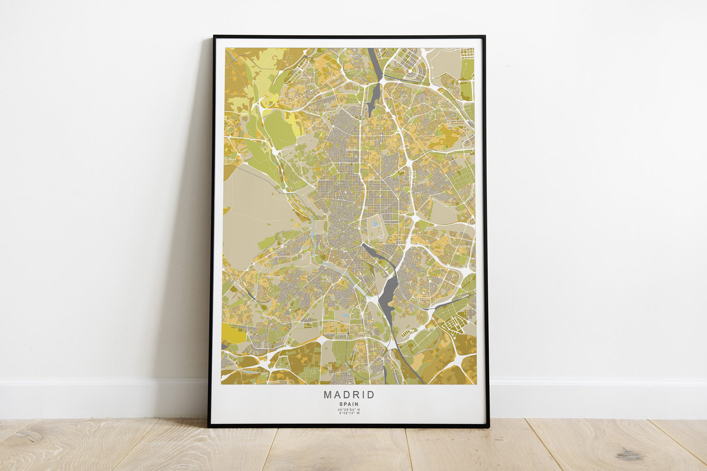 Madrid city print | Different colors and sizes | Spain travel poster | Madrid wall art