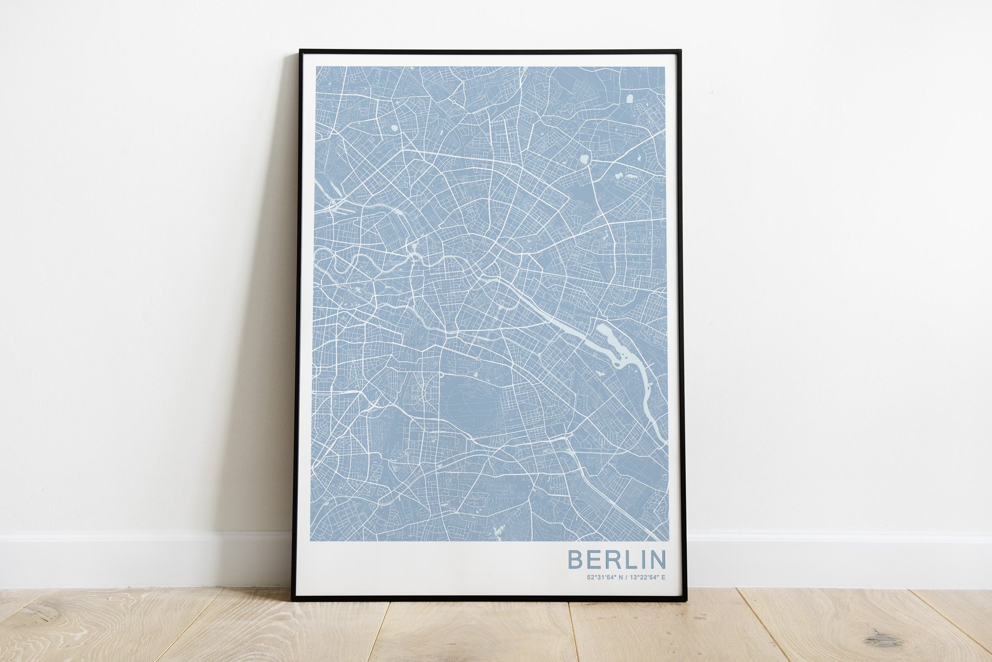 Berlin city print | Germany travel poster | Berlin street map poster