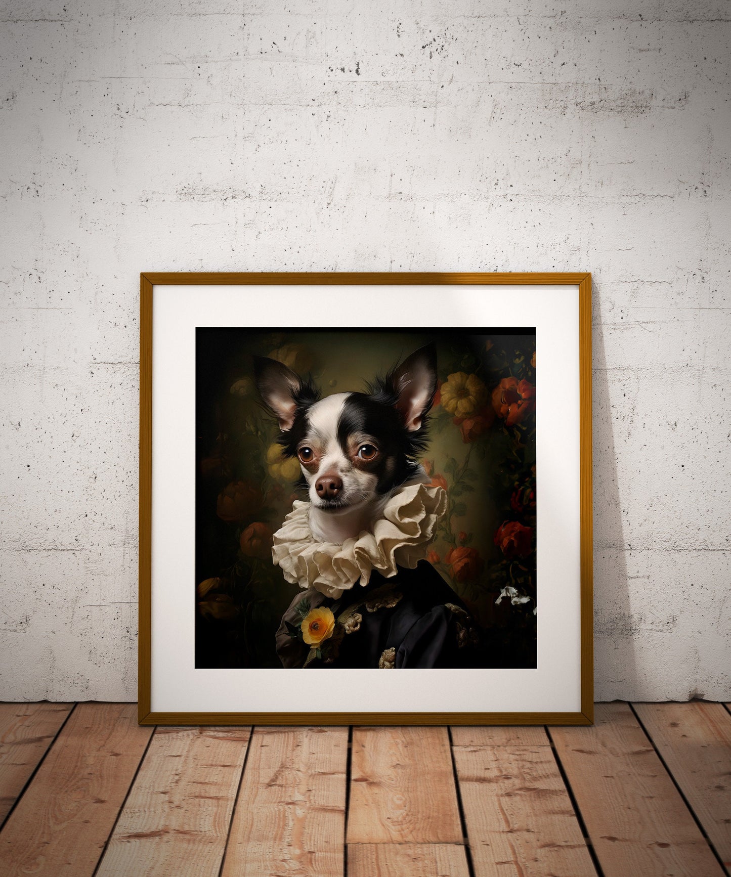 Chihuahua art print | Different styles and sizes | Cihuahua wall art | Victorian Chihuahua print