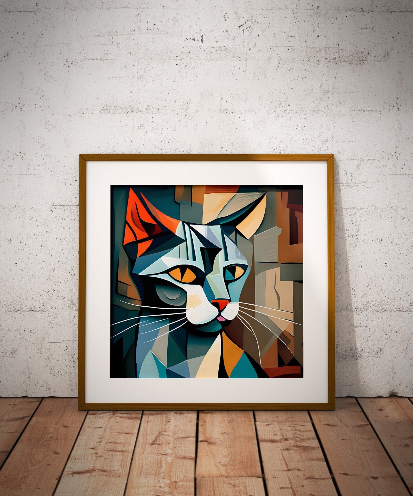 Picasso Cat print | Different sizes available | Pablo Picasso wall art | Picasso cat canvas art